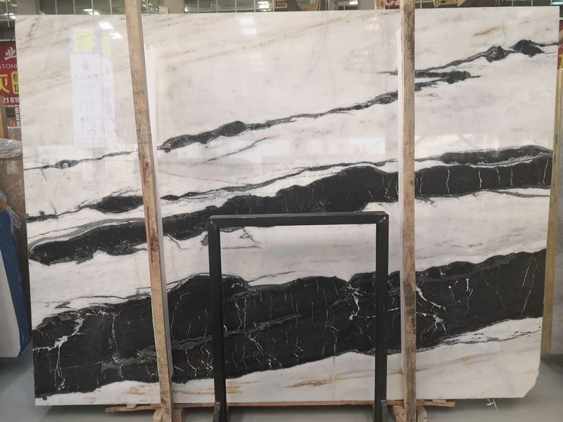 Luxury Panda White Marble slabs for interior decoration.jpg