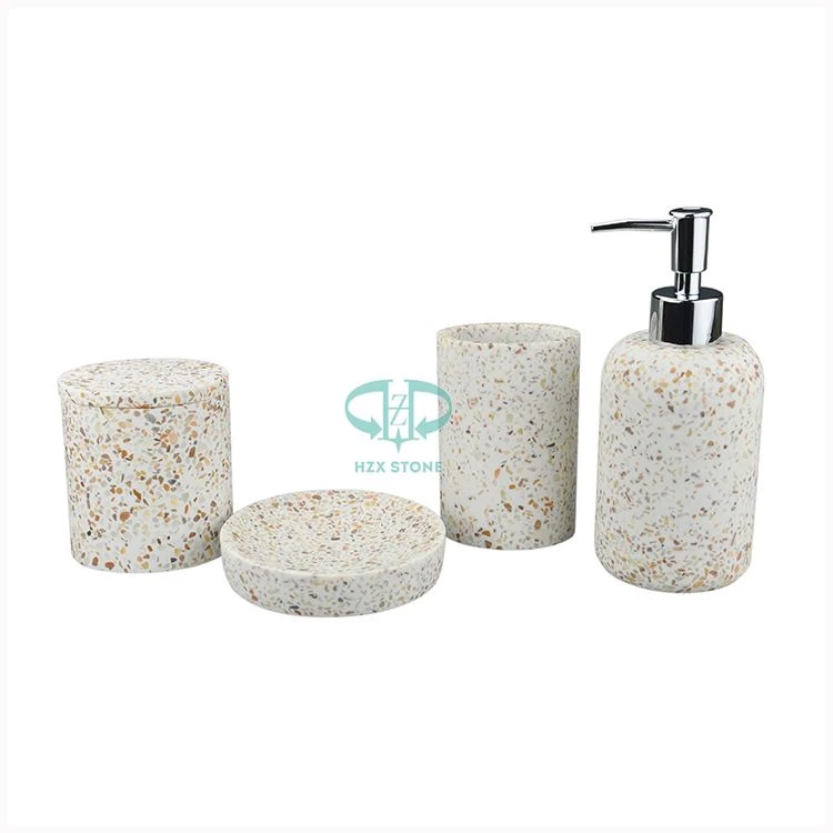 Terrazzo Stone Bathroom Accessories