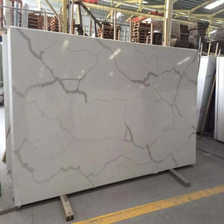 Calacatta White Quartz Slab