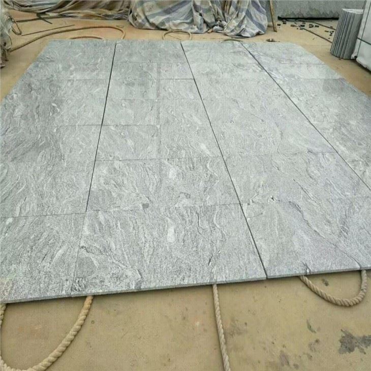 sandblasted grey granite