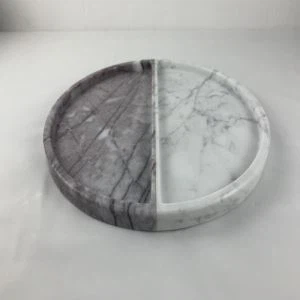 Carrara Weiß Marmor Tablett