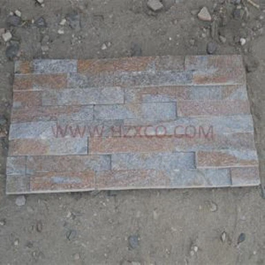 Rostige Quarzitplatten