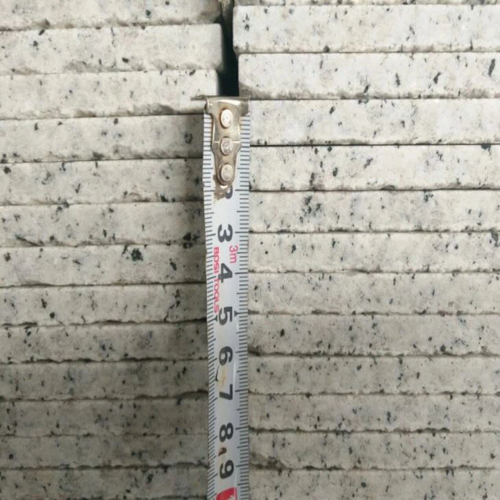 white pearl granite floor paver