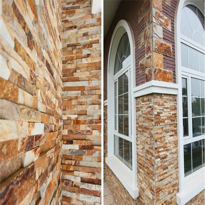 Yellow Ledge Stone For Wall