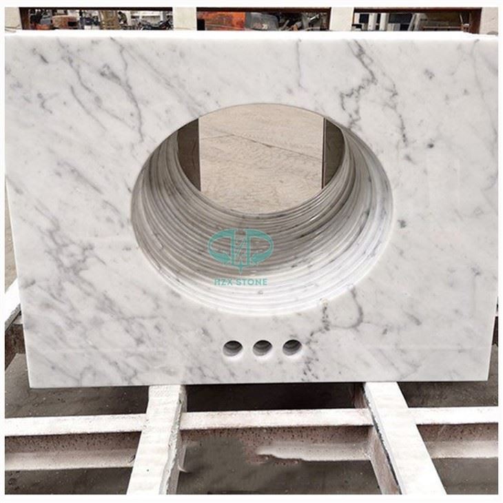 Bianco Carrara Marble Vanity Tops