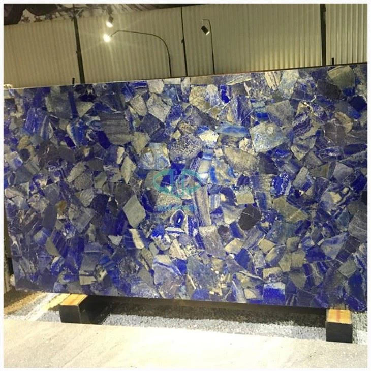 Blue Lapis Lazuli Gemstone Slab