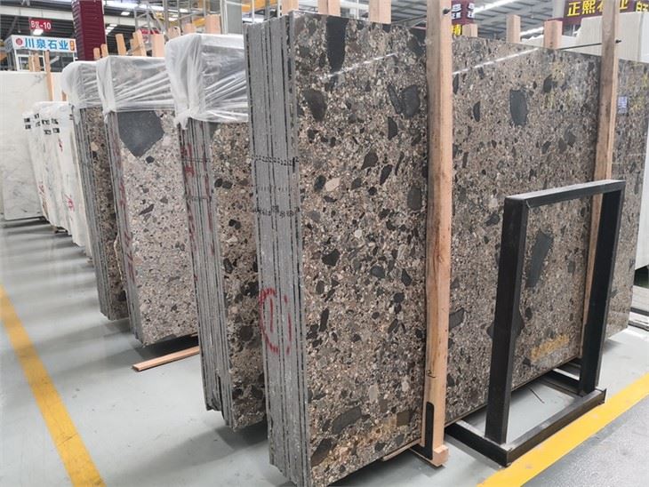Natural Brown Terrazzo for home decoration