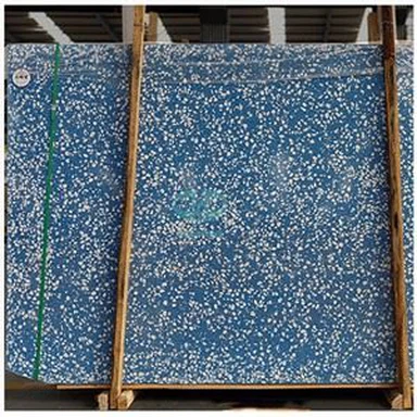 Orientalisch Blau Terrazzo Stein