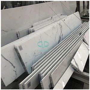 Statuario White Marble Composite Fliese