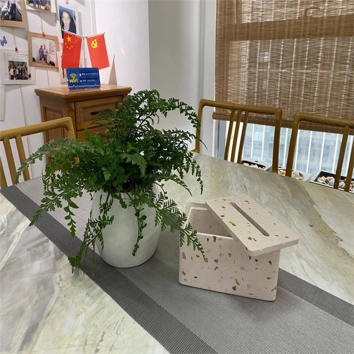 stone tissue box
