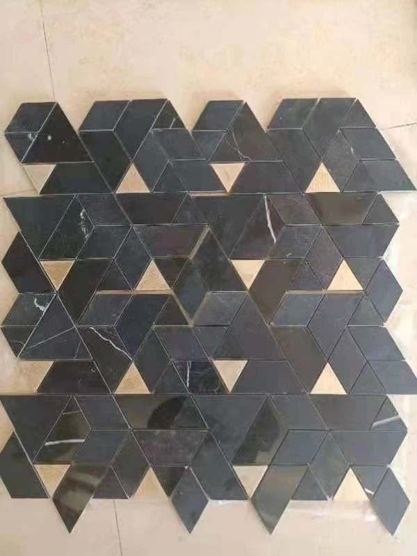 Coffee Mousse Marble Mosaic